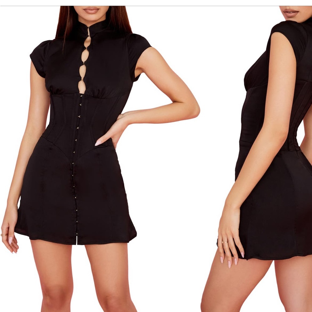 🆕 House of CB Carmina Fluted Corset Minidress